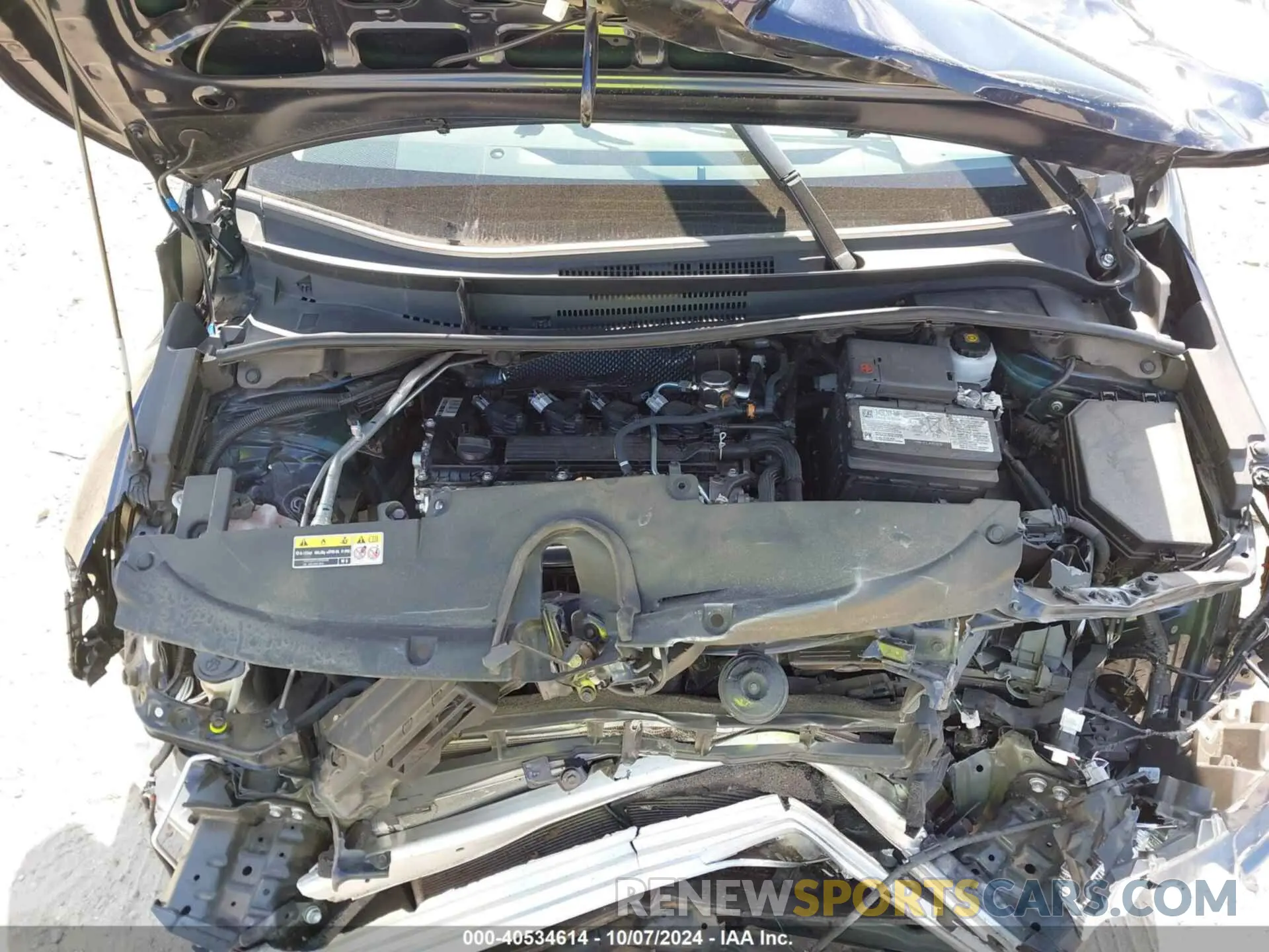 10 fotografías del automóvil dañado 5YFB4MDE3PP069775 TOYOTA COROLLA 2023