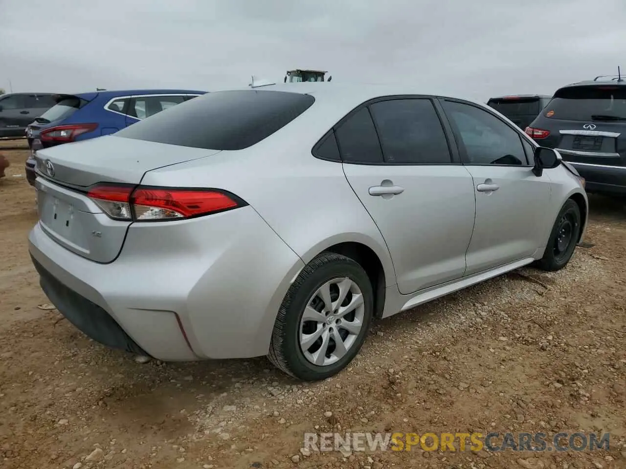 3 fotografías del automóvil dañado 5YFB4MDE3PP077861 TOYOTA COROLLA 2023