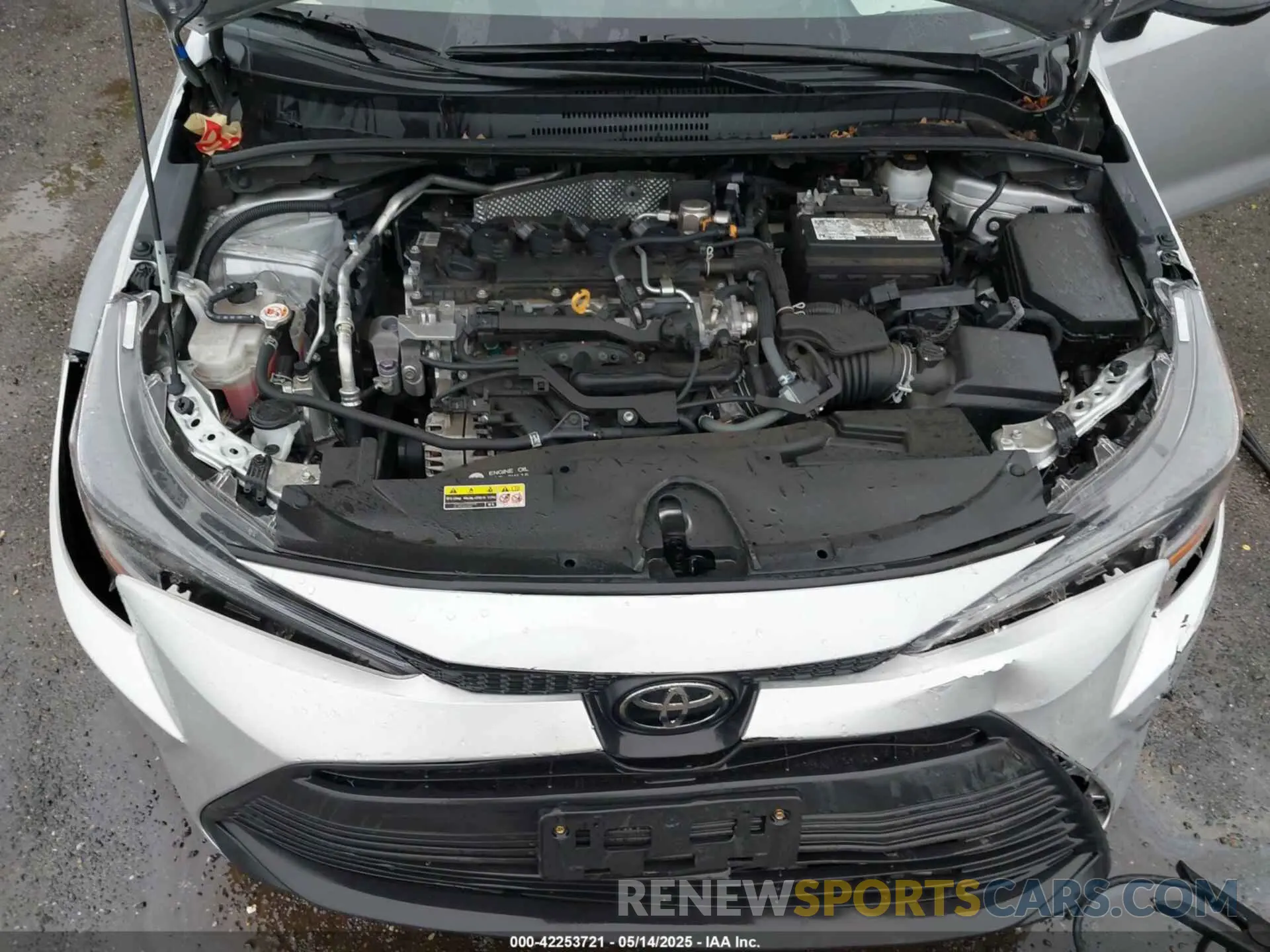 10 fotografías del automóvil dañado 5YFB4MDE4PP000108 TOYOTA COROLLA 2023