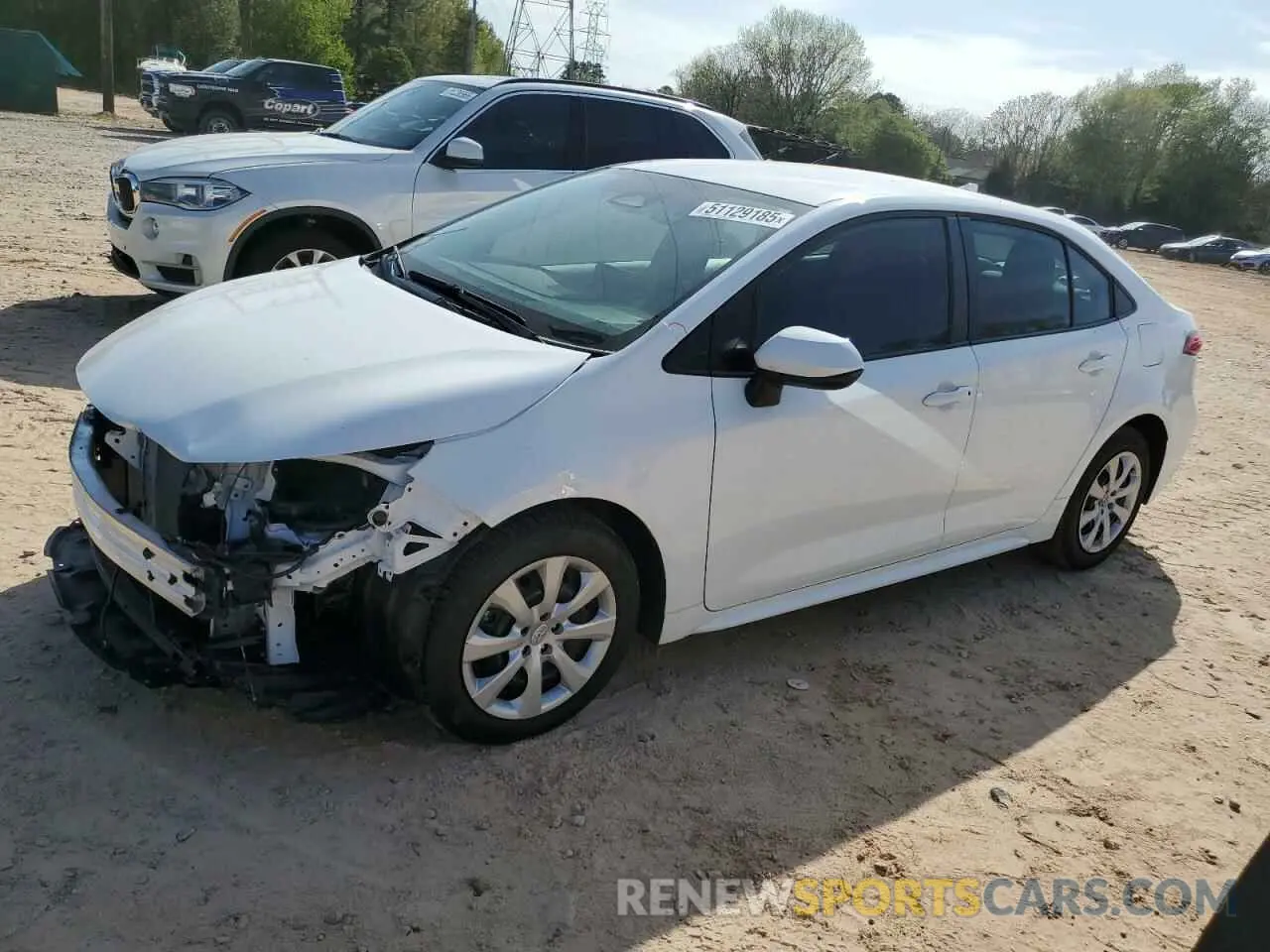 1 fotografías del automóvil dañado 5YFB4MDE4PP027745 TOYOTA COROLLA 2023
