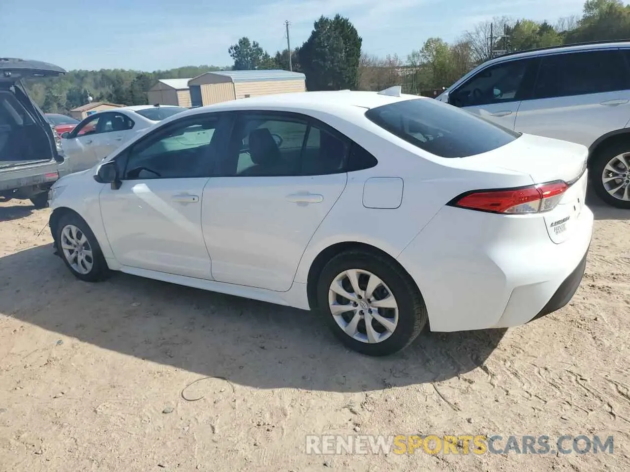 2 fotografías del automóvil dañado 5YFB4MDE4PP027745 TOYOTA COROLLA 2023