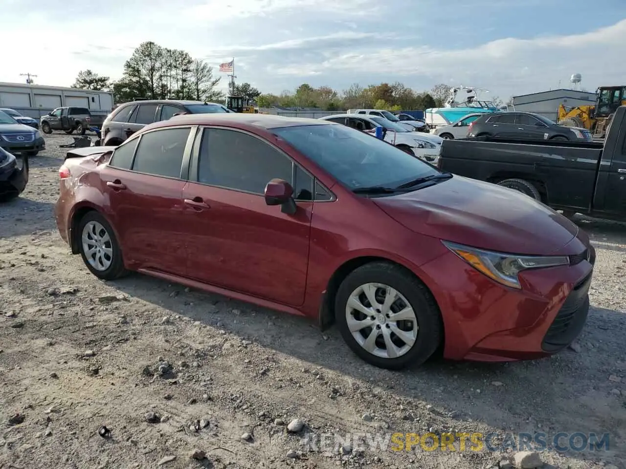 4 fotografías del automóvil dañado 5YFB4MDE4PP029754 TOYOTA COROLLA 2023