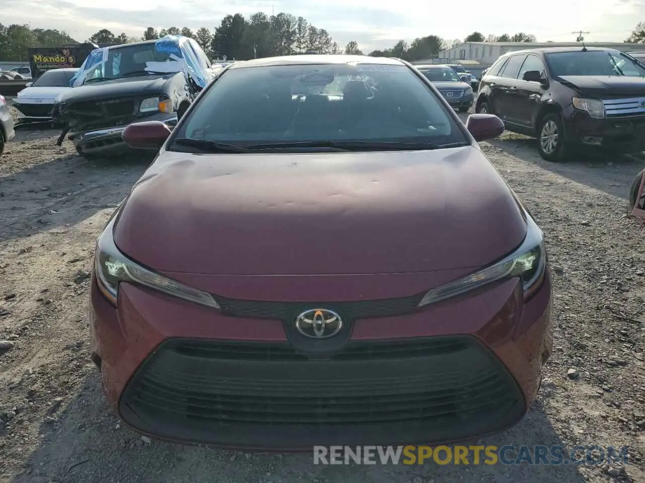 5 fotografías del automóvil dañado 5YFB4MDE4PP029754 TOYOTA COROLLA 2023