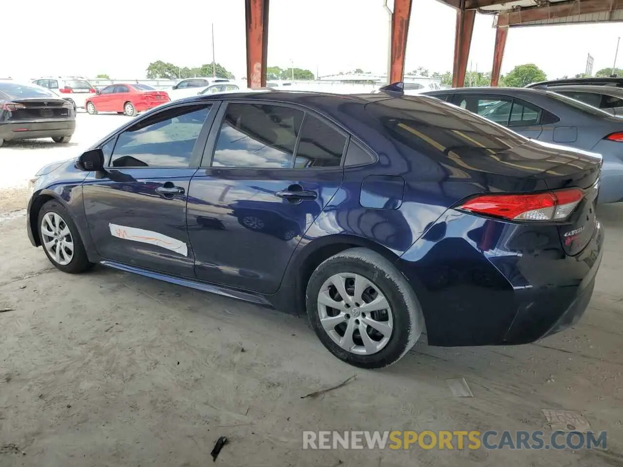 2 fotografías del automóvil dañado 5YFB4MDE4PP029897 TOYOTA COROLLA 2023