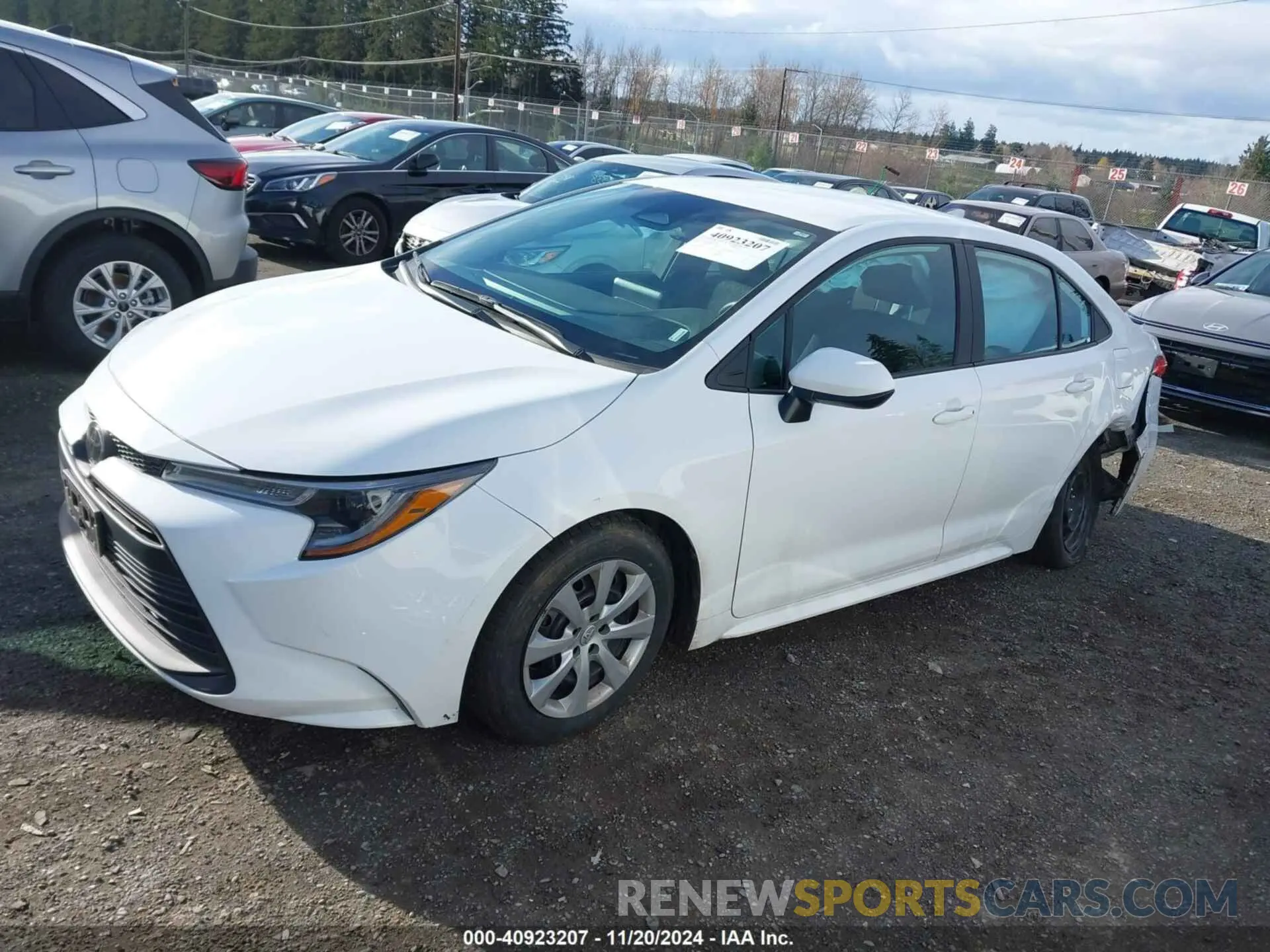 14 fotografías del automóvil dañado 5YFB4MDE4PP052791 TOYOTA COROLLA 2023