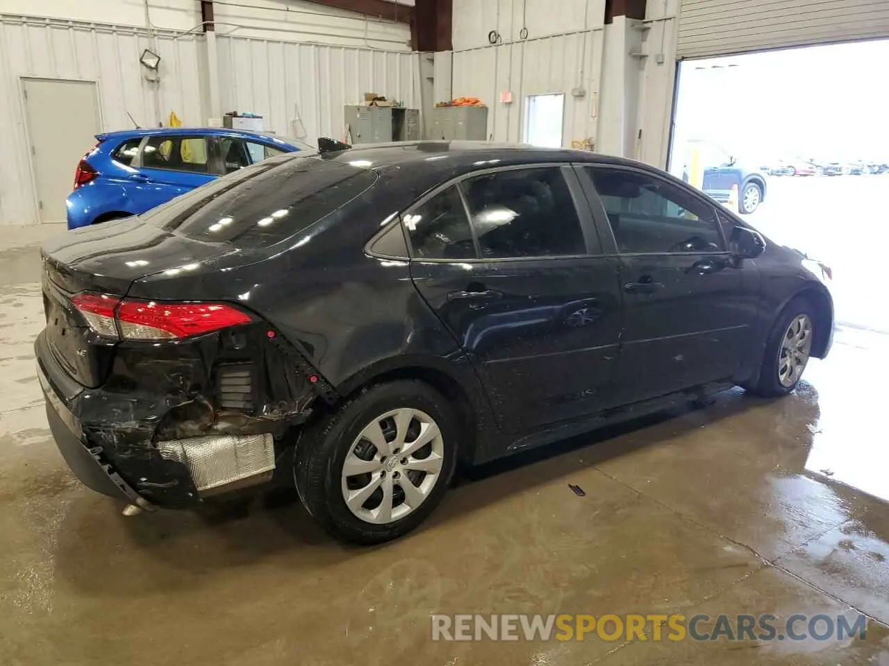 3 fotografías del automóvil dañado 5YFB4MDE4PP055450 TOYOTA COROLLA 2023
