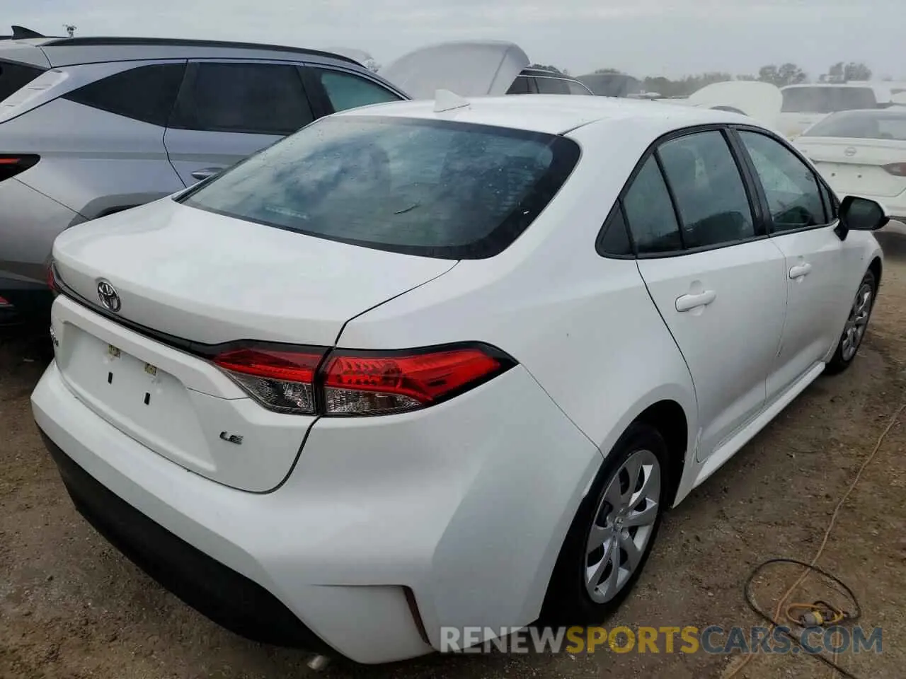 3 fotografías del automóvil dañado 5YFB4MDE4PP057344 TOYOTA COROLLA 2023