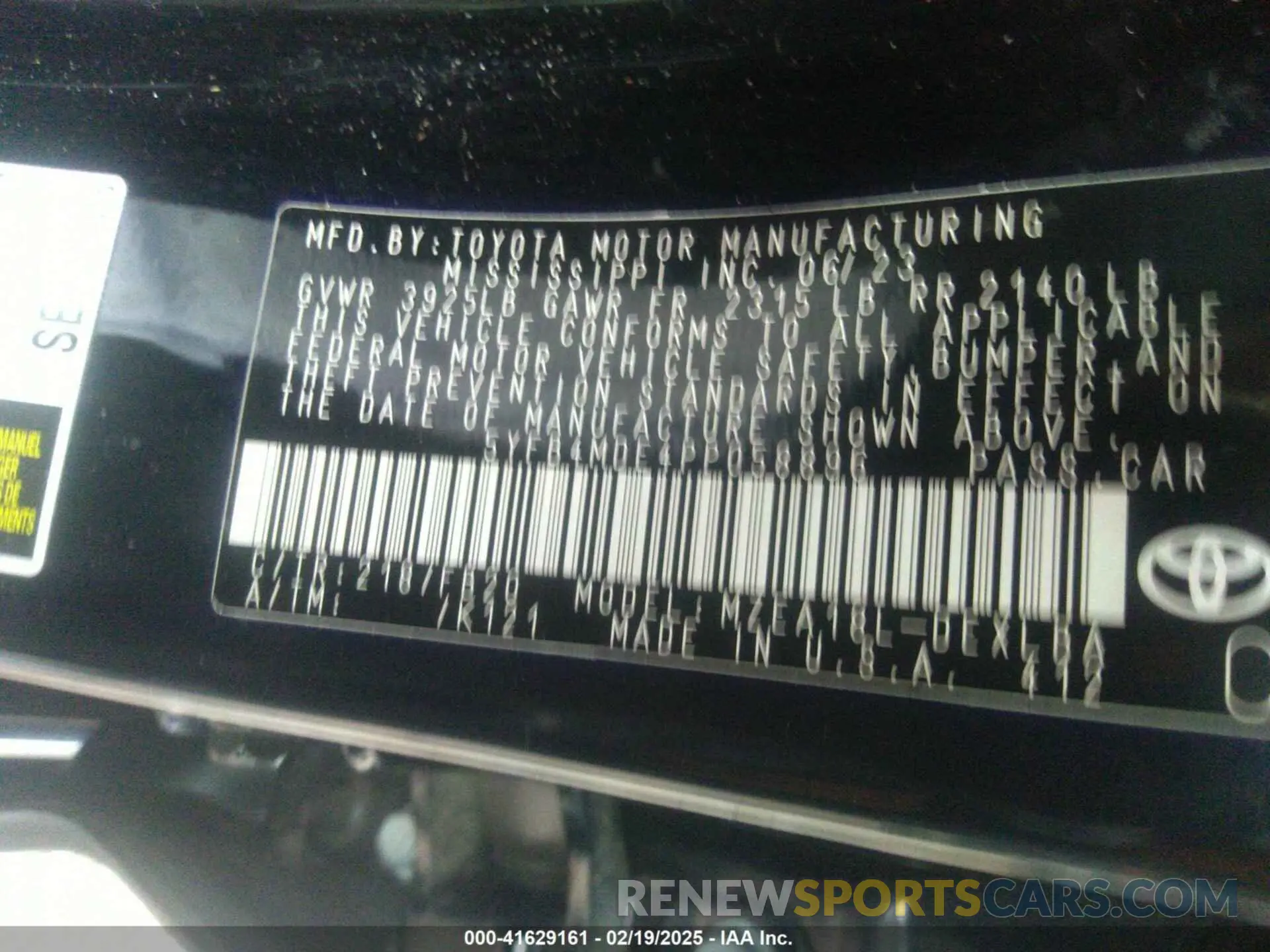 9 fotografías del automóvil dañado 5YFB4MDE4PP058896 TOYOTA COROLLA 2023