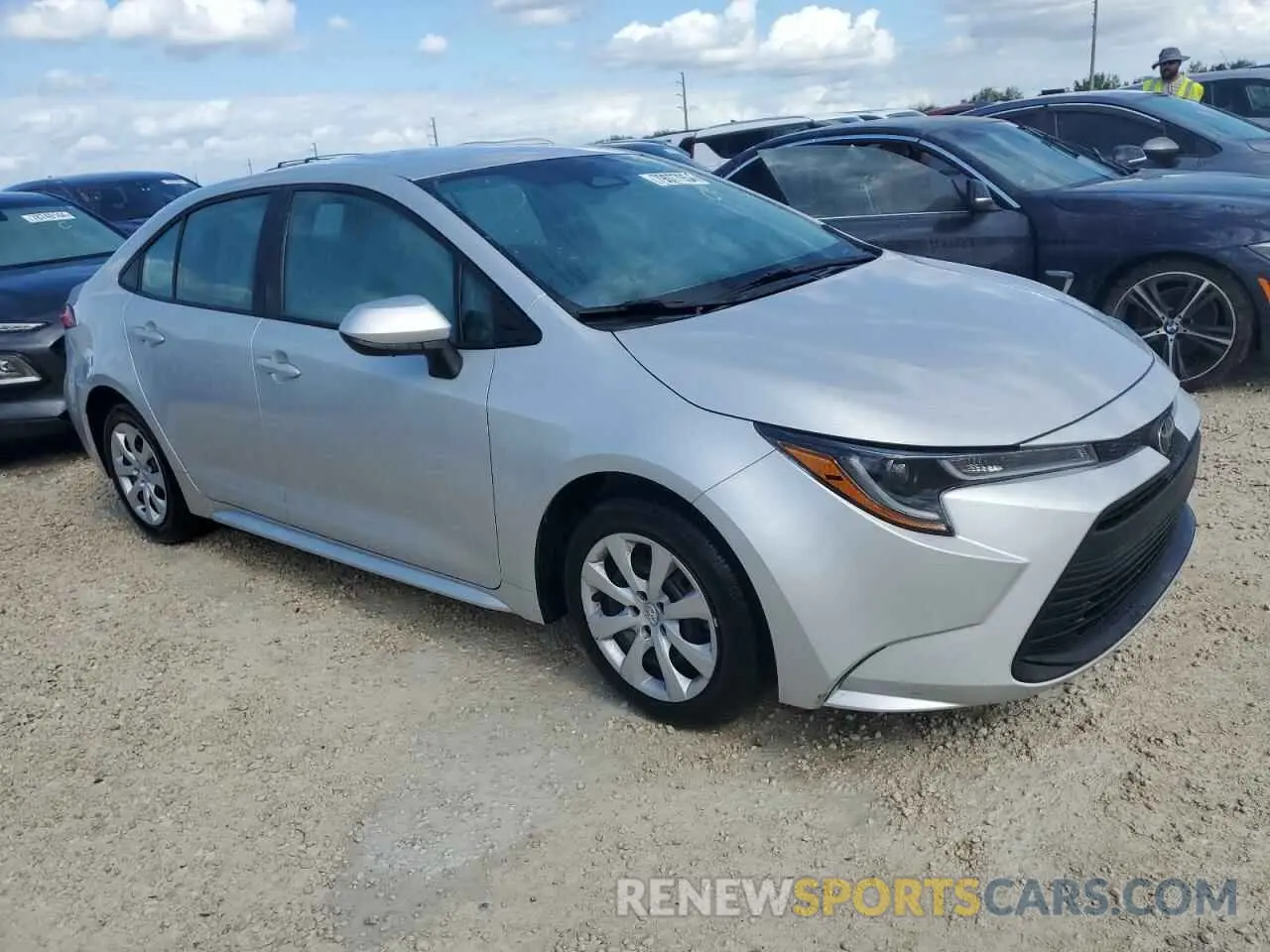 4 fotografías del automóvil dañado 5YFB4MDE4PP059742 TOYOTA COROLLA 2023