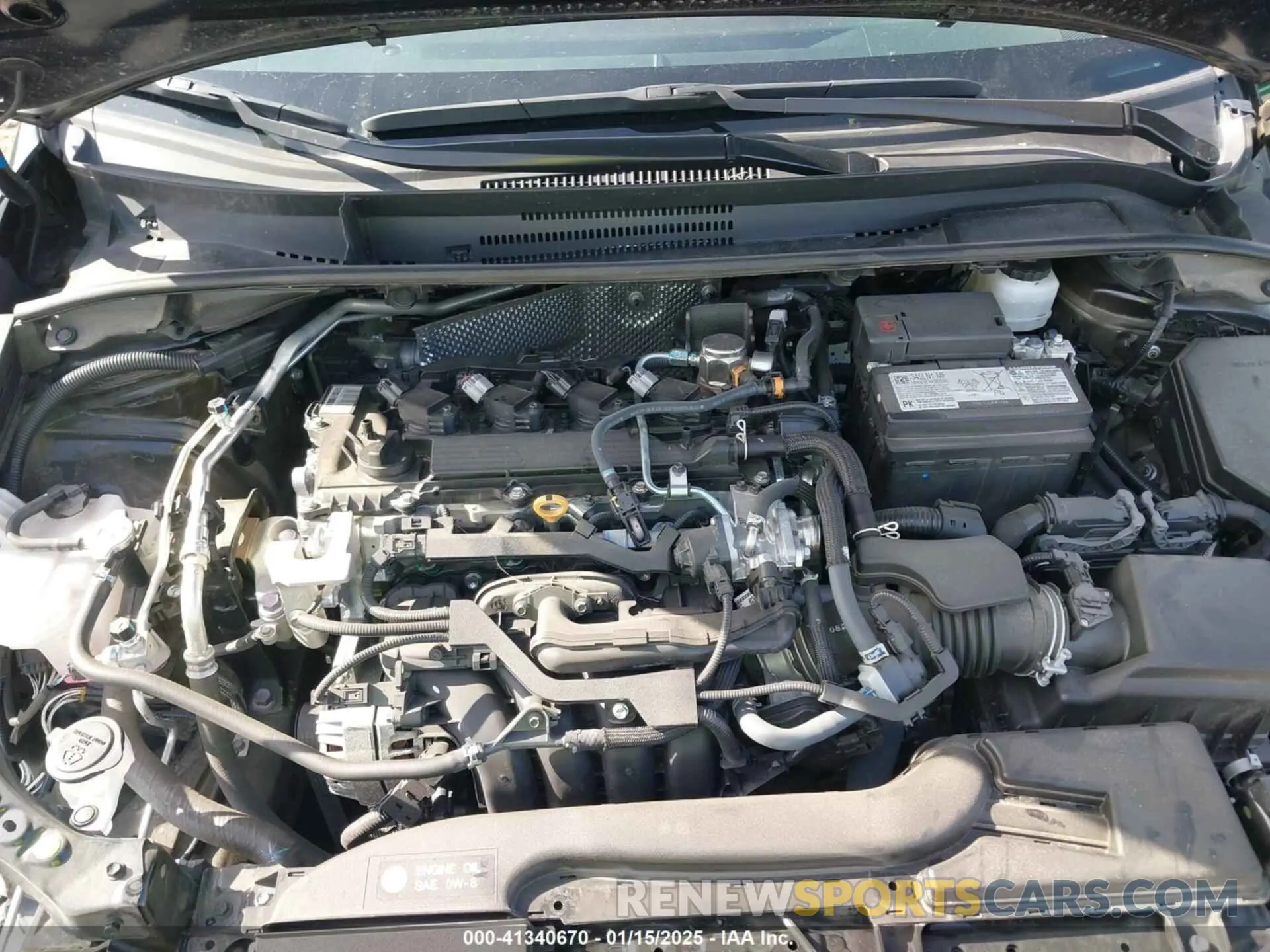 10 fotografías del automóvil dañado 5YFB4MDE4PP078873 TOYOTA COROLLA 2023