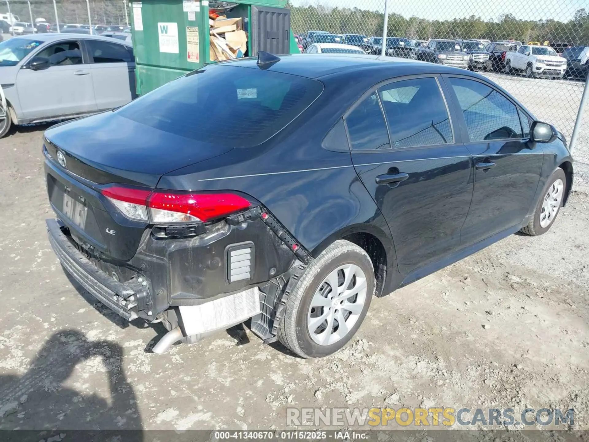 4 fotografías del automóvil dañado 5YFB4MDE4PP078873 TOYOTA COROLLA 2023