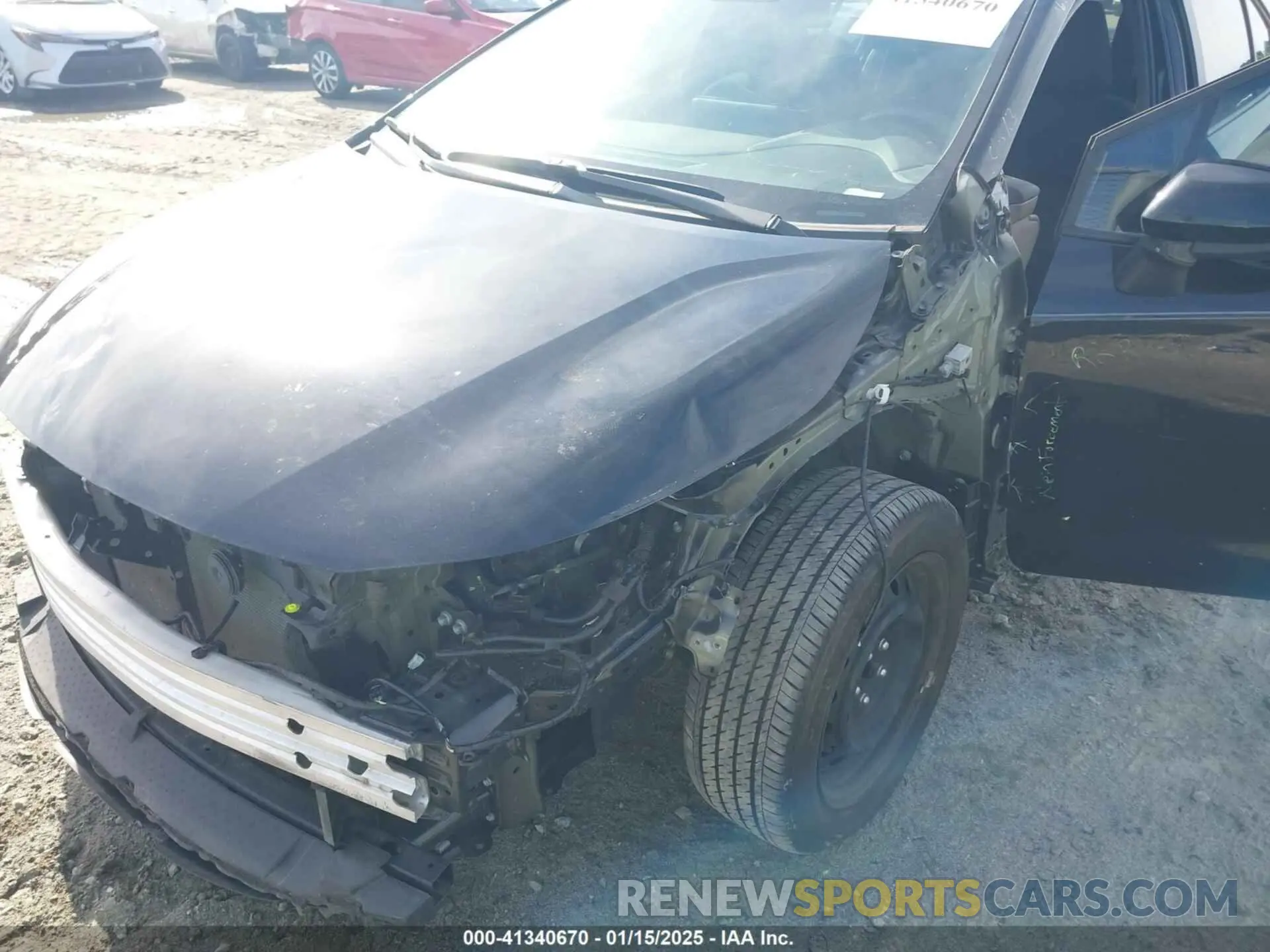 6 fotografías del automóvil dañado 5YFB4MDE4PP078873 TOYOTA COROLLA 2023