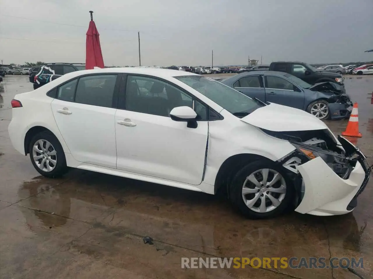 4 fotografías del automóvil dañado 5YFB4MDE5PP009772 TOYOTA COROLLA 2023