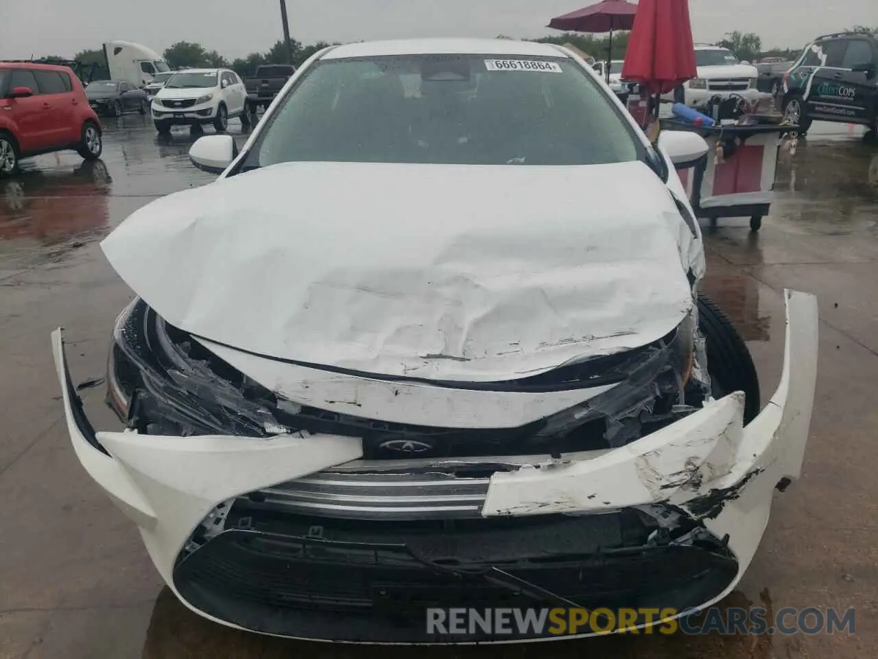 5 fotografías del automóvil dañado 5YFB4MDE5PP009772 TOYOTA COROLLA 2023