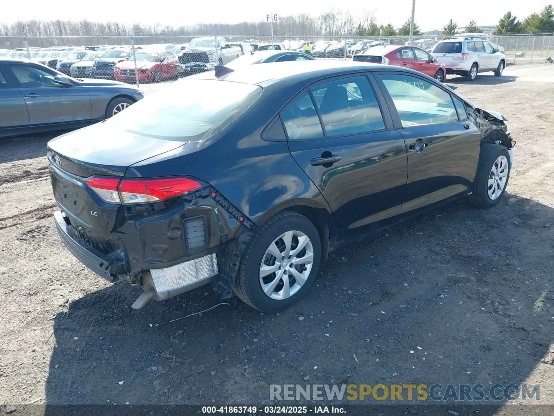 4 fotografías del automóvil dañado 5YFB4MDE5PP014194 TOYOTA COROLLA 2023