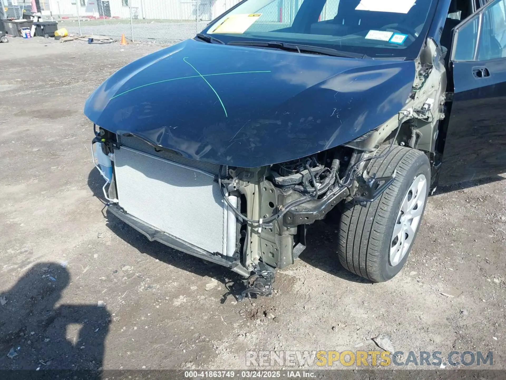 6 fotografías del automóvil dañado 5YFB4MDE5PP014194 TOYOTA COROLLA 2023