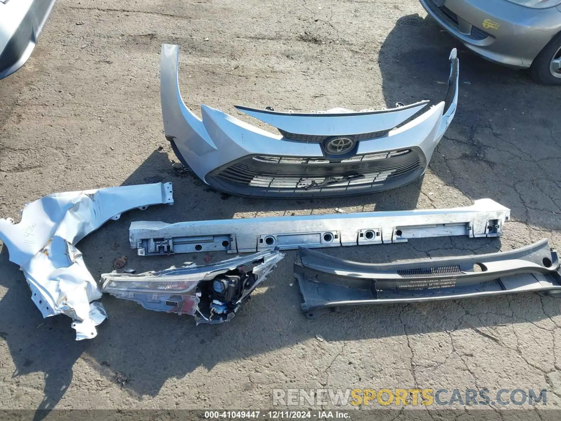 12 fotografías del automóvil dañado 5YFB4MDE5PP022070 TOYOTA COROLLA 2023