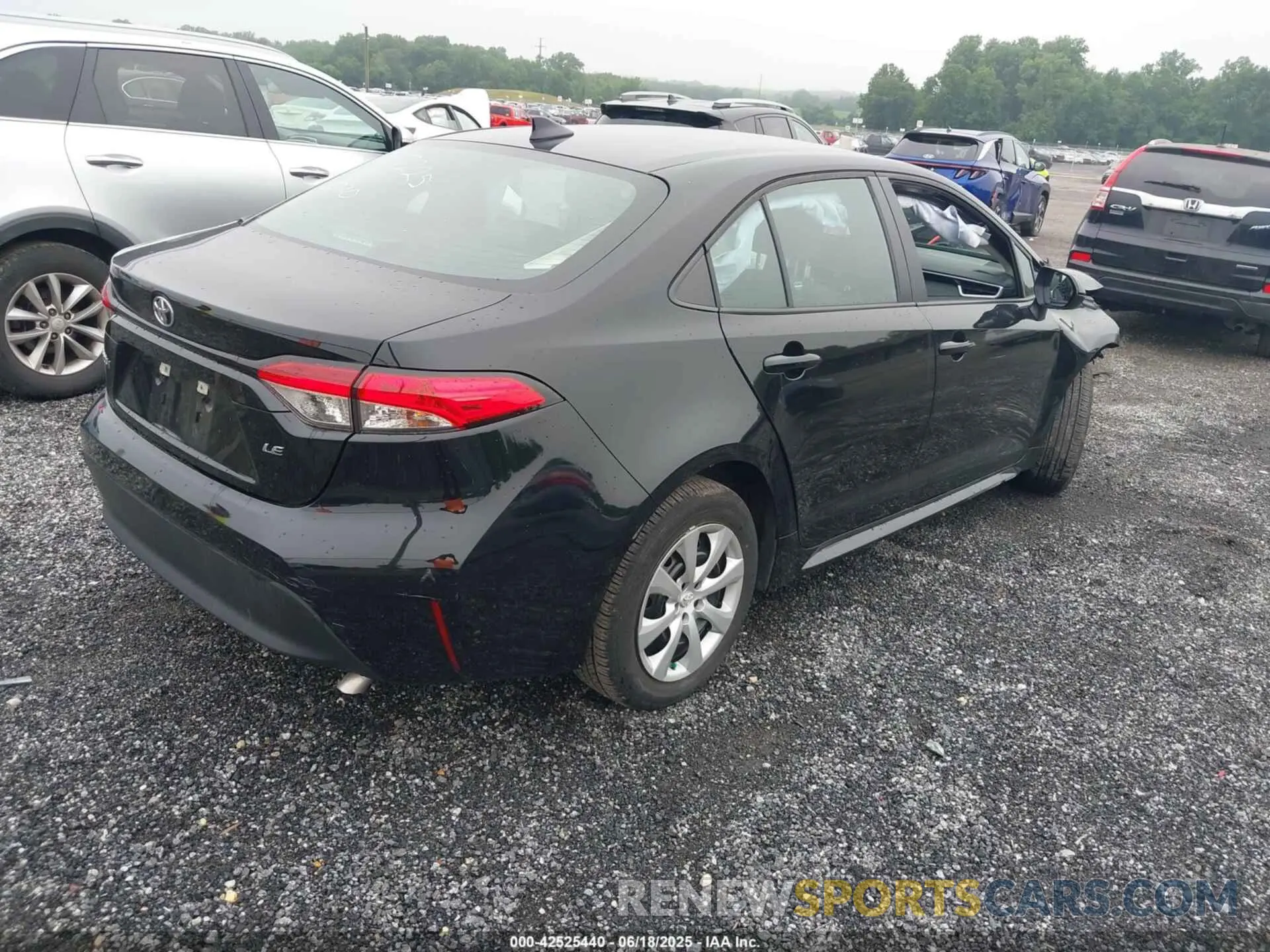 4 fotografías del automóvil dañado 5YFB4MDE5PP028810 TOYOTA COROLLA 2023