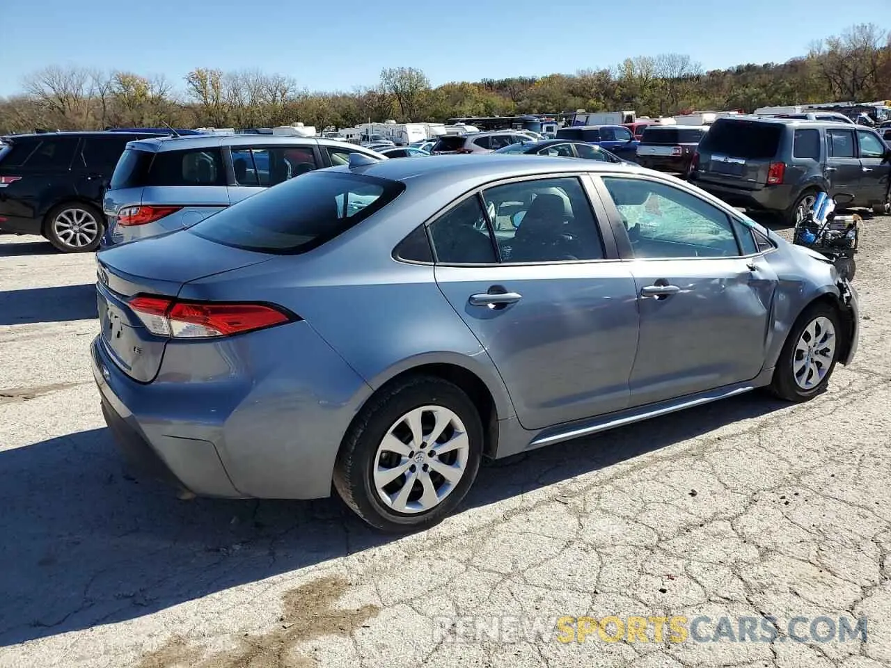 3 fotografías del automóvil dañado 5YFB4MDE5PP032355 TOYOTA COROLLA 2023