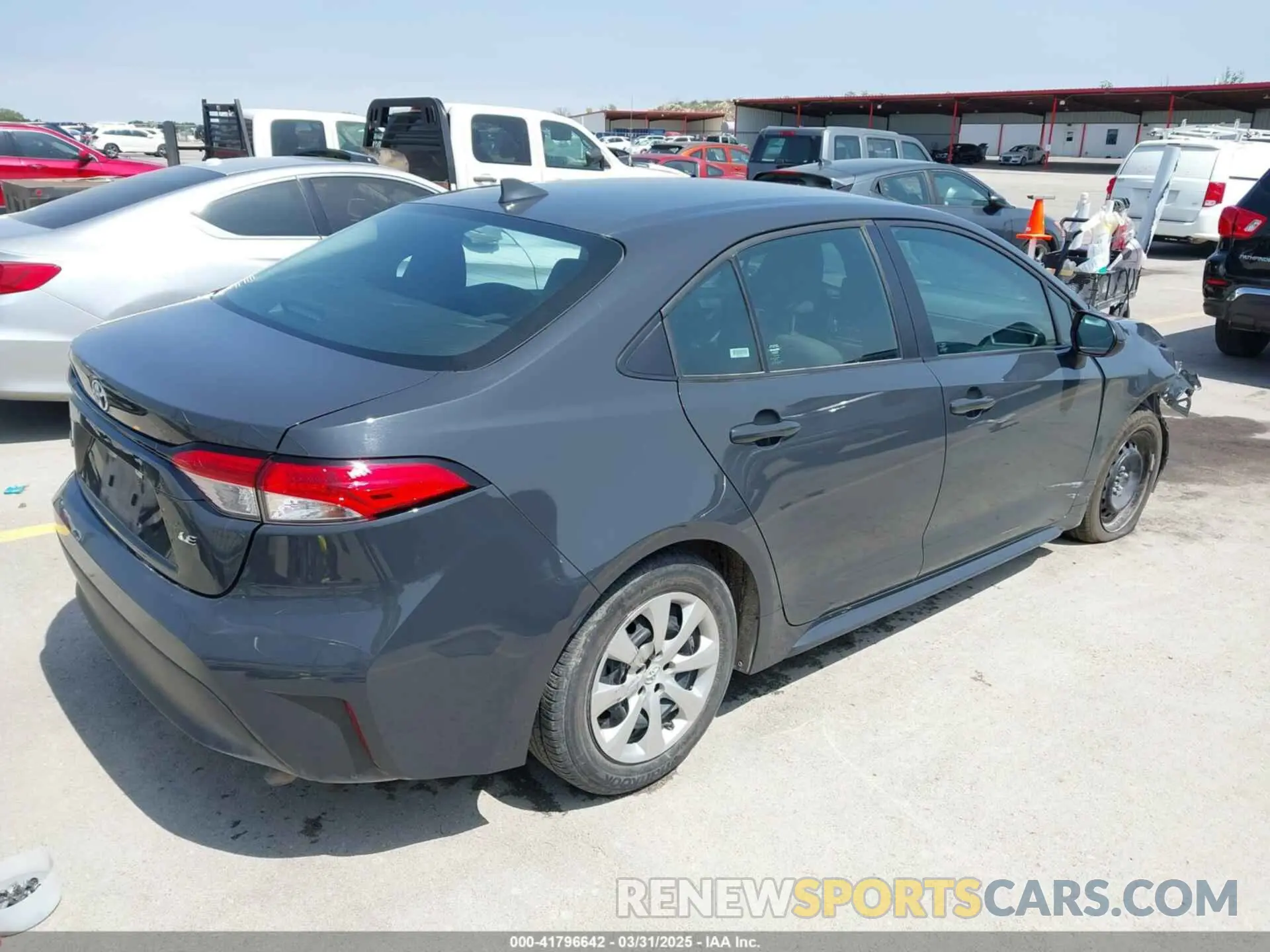 4 fotografías del automóvil dañado 5YFB4MDE5PP040567 TOYOTA COROLLA 2023