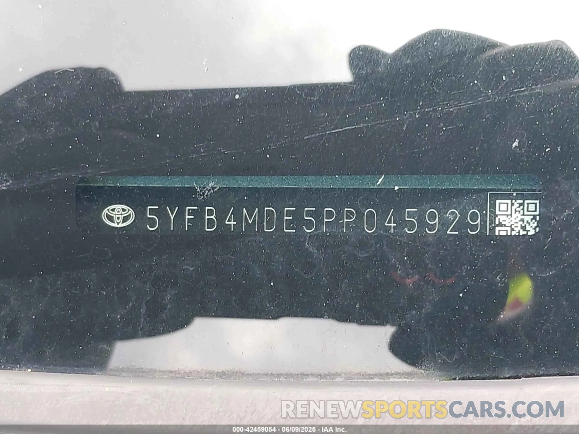 9 fotografías del automóvil dañado 5YFB4MDE5PP045929 TOYOTA COROLLA 2023