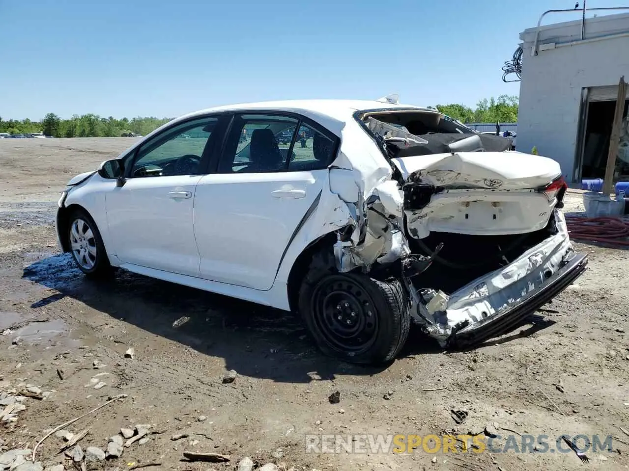 2 fotografías del automóvil dañado 5YFB4MDE5PP068370 TOYOTA COROLLA 2023