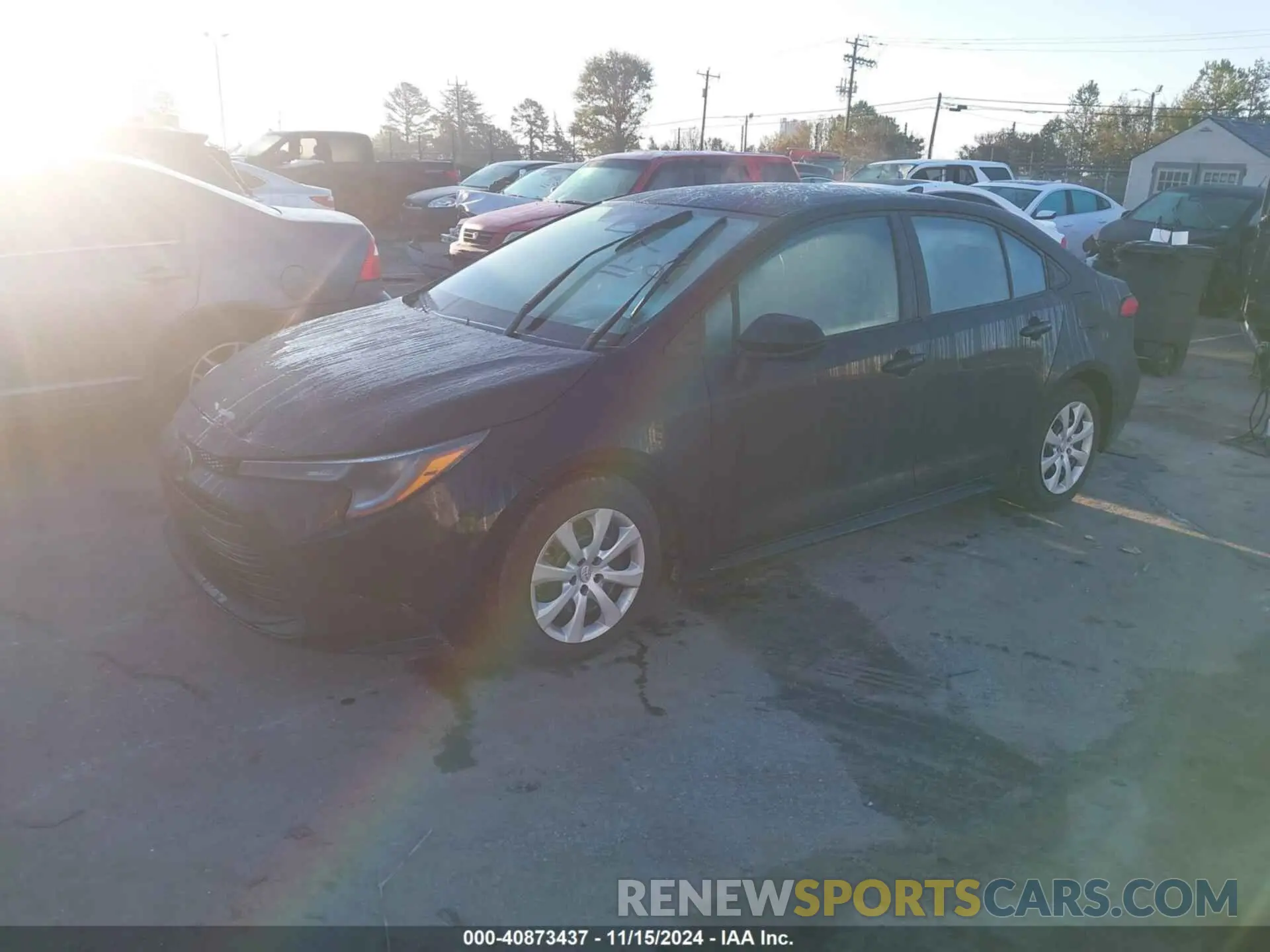 2 fotografías del automóvil dañado 5YFB4MDE6PP012504 TOYOTA COROLLA 2023