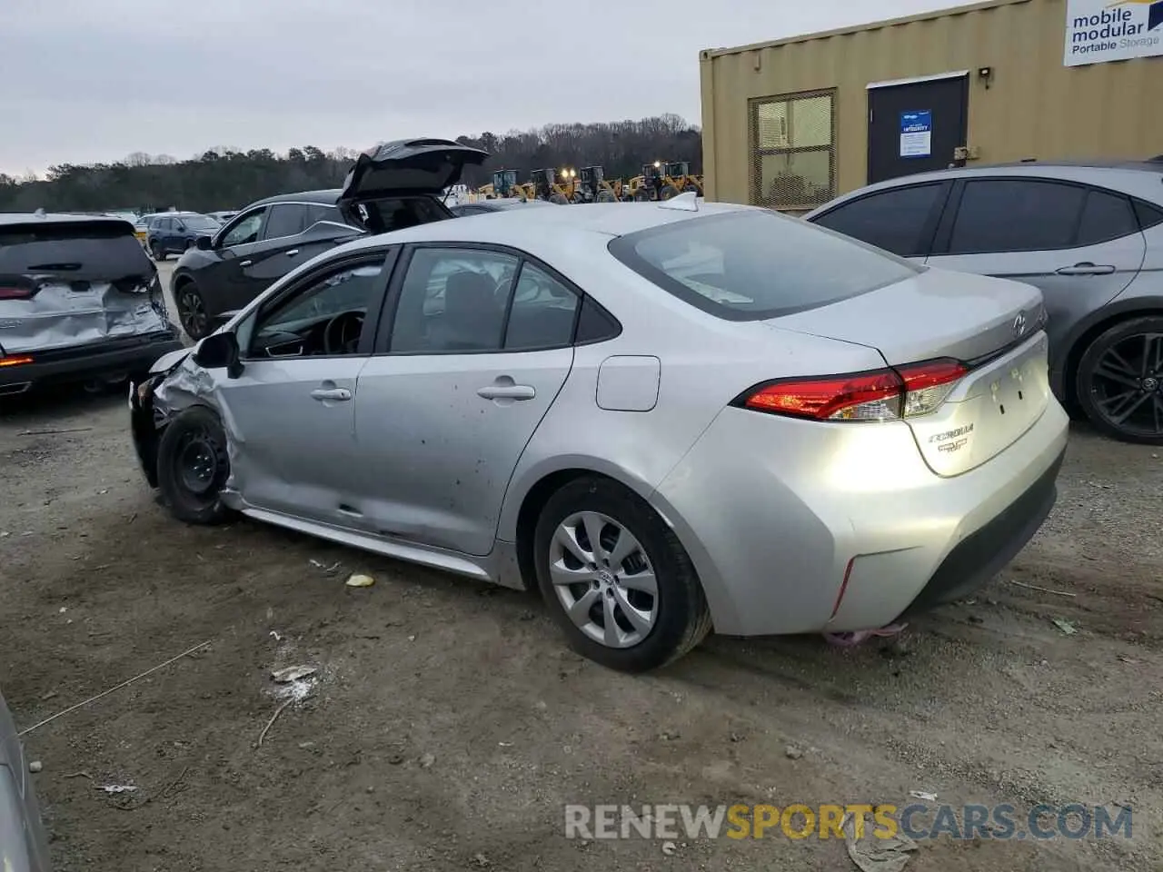 2 fotografías del automóvil dañado 5YFB4MDE6PP035622 TOYOTA COROLLA 2023