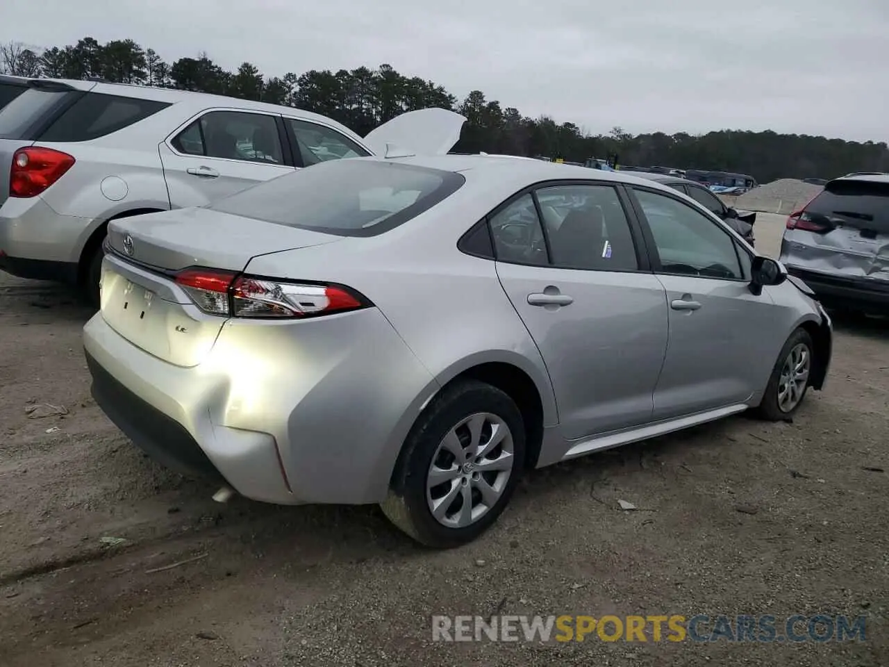3 fotografías del automóvil dañado 5YFB4MDE6PP035622 TOYOTA COROLLA 2023