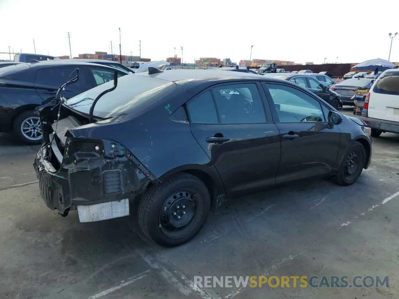 3 fotografías del automóvil dañado 5YFB4MDE6PP047172 TOYOTA COROLLA 2023