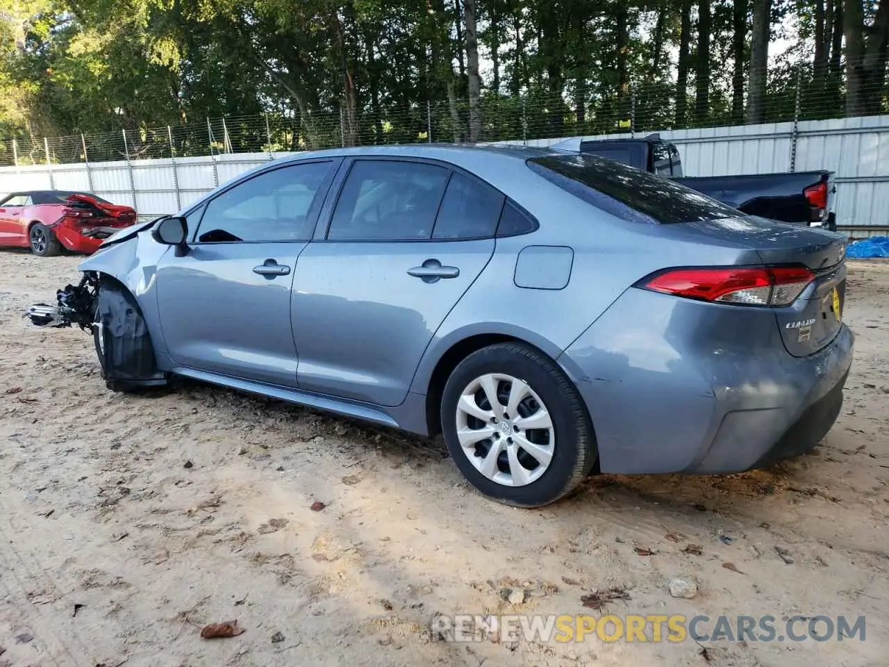 2 fotografías del automóvil dañado 5YFB4MDE6PP056213 TOYOTA COROLLA 2023