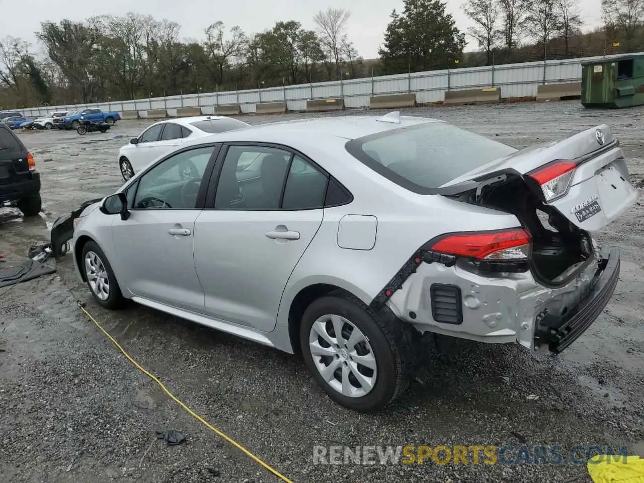 2 fotografías del automóvil dañado 5YFB4MDE6PP065851 TOYOTA COROLLA 2023