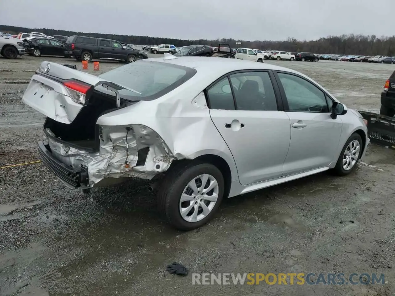 3 fotografías del automóvil dañado 5YFB4MDE6PP065851 TOYOTA COROLLA 2023