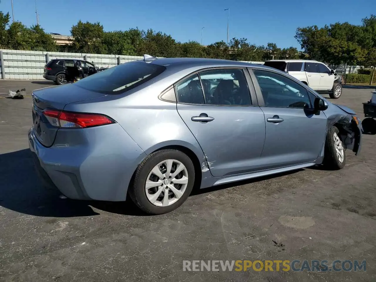 3 fotografías del automóvil dañado 5YFB4MDE6PP070211 TOYOTA COROLLA 2023
