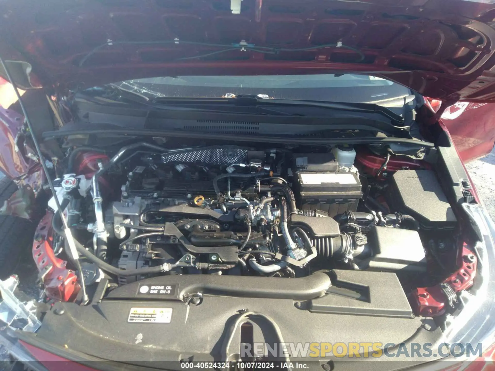 10 fotografías del automóvil dañado 5YFB4MDE6PP071908 TOYOTA COROLLA 2023
