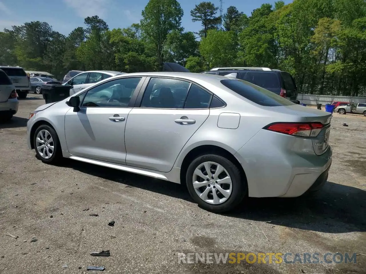 2 fotografías del automóvil dañado 5YFB4MDE6PP072556 TOYOTA COROLLA 2023