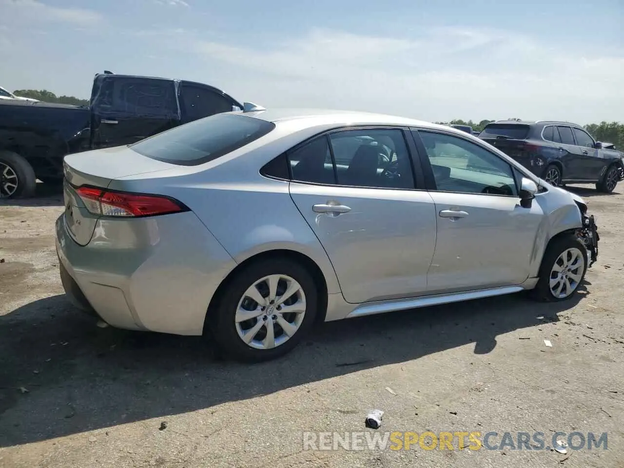 3 fotografías del automóvil dañado 5YFB4MDE6PP072556 TOYOTA COROLLA 2023