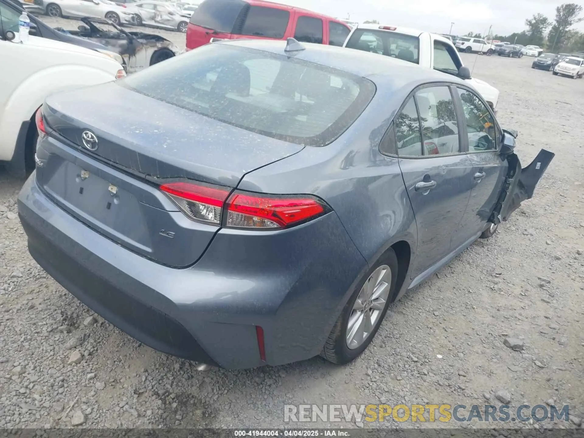 4 fotografías del automóvil dañado 5YFB4MDE6PP076879 TOYOTA COROLLA 2023
