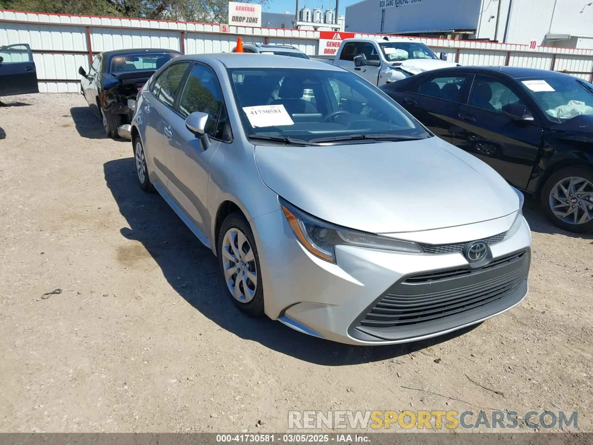 1 fotografías del automóvil dañado 5YFB4MDE7PP013533 TOYOTA COROLLA 2023