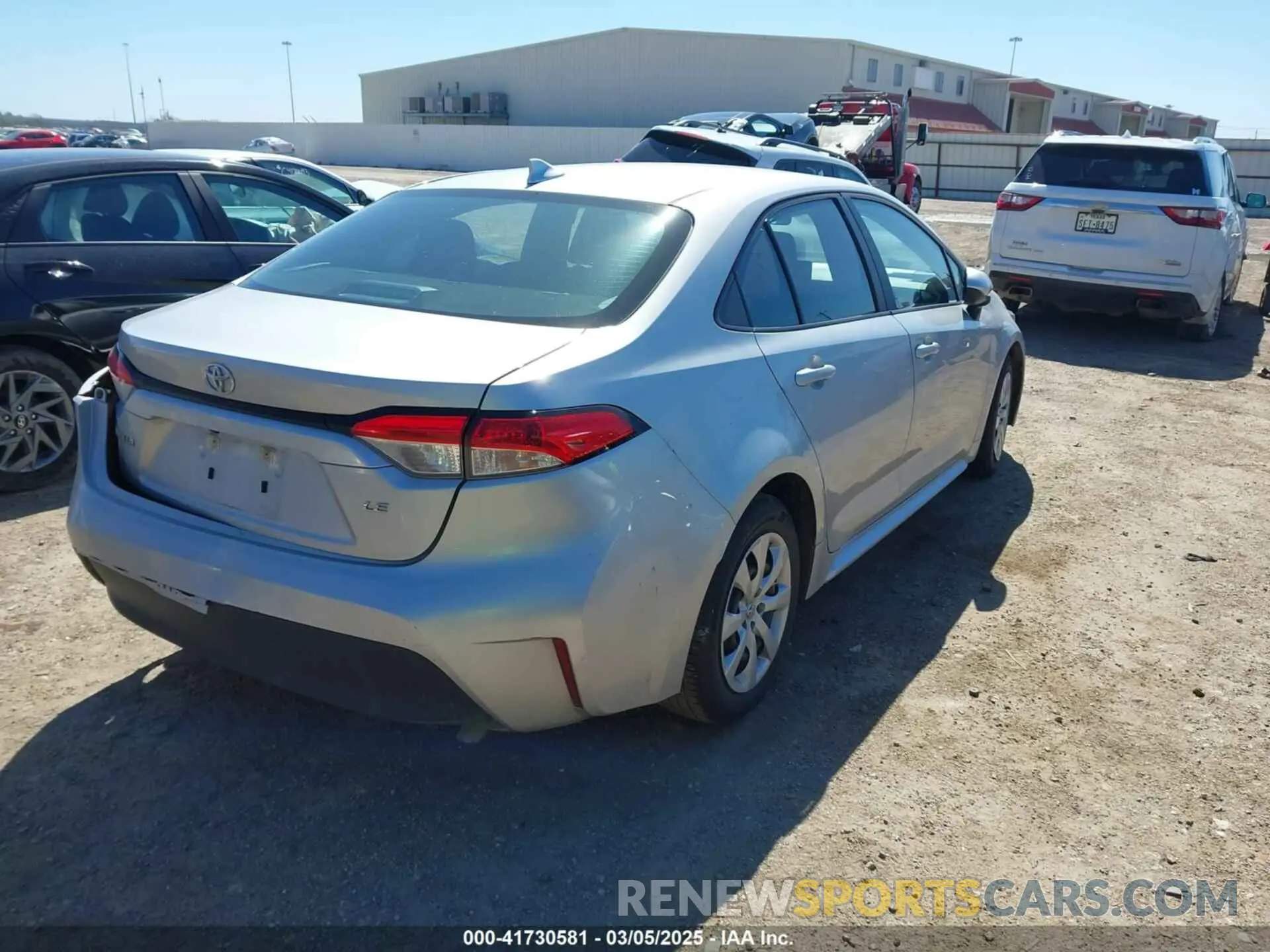 4 fotografías del automóvil dañado 5YFB4MDE7PP013533 TOYOTA COROLLA 2023