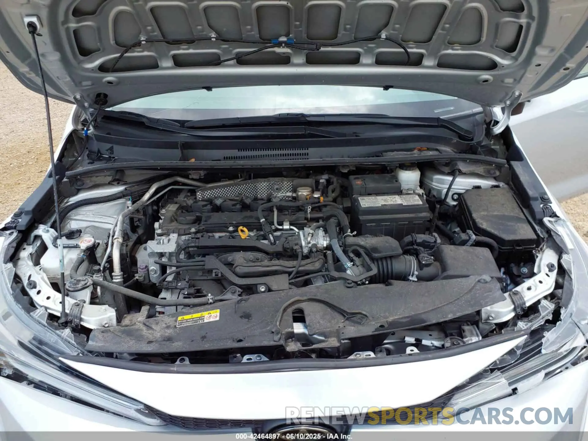 10 fotografías del automóvil dañado 5YFB4MDE7PP013886 TOYOTA COROLLA 2023