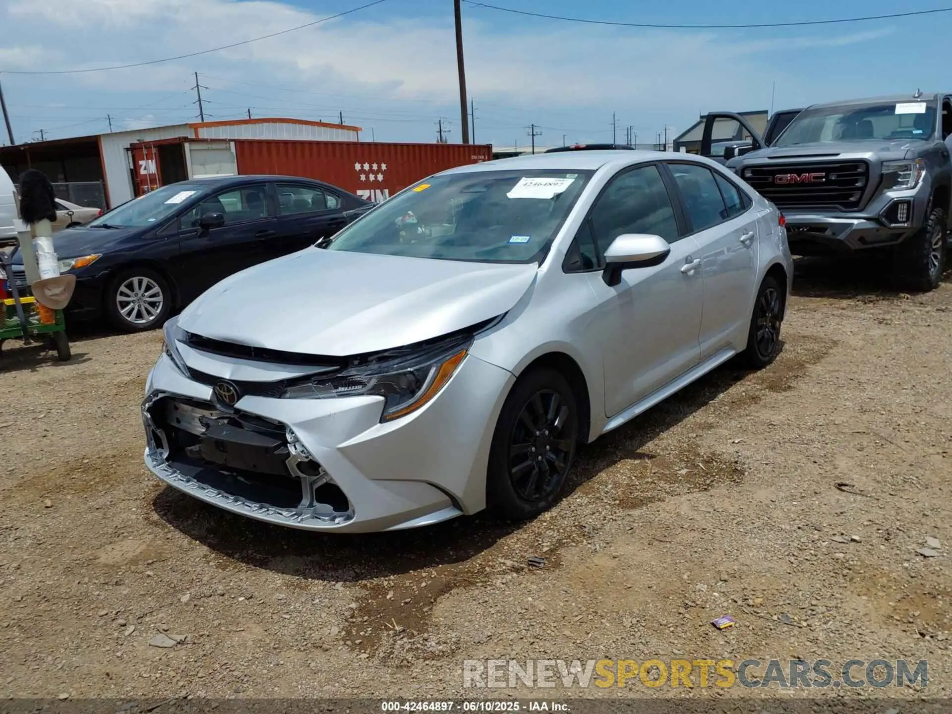 2 fotografías del automóvil dañado 5YFB4MDE7PP013886 TOYOTA COROLLA 2023