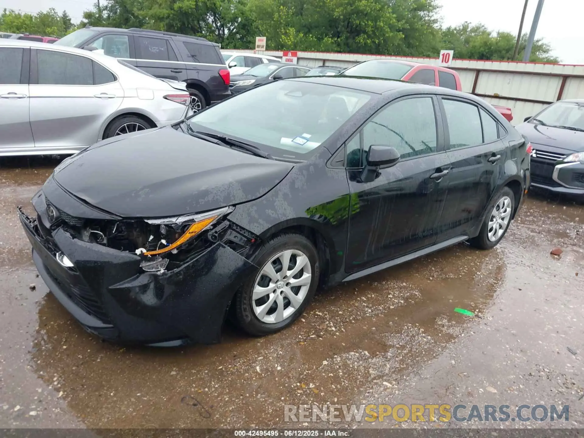 2 fotografías del automóvil dañado 5YFB4MDE7PP022099 TOYOTA COROLLA 2023
