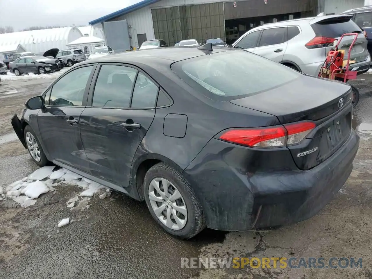 2 fotografías del automóvil dañado 5YFB4MDE7PP023415 TOYOTA COROLLA 2023