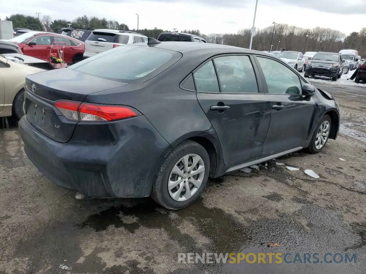3 fotografías del automóvil dañado 5YFB4MDE7PP023415 TOYOTA COROLLA 2023