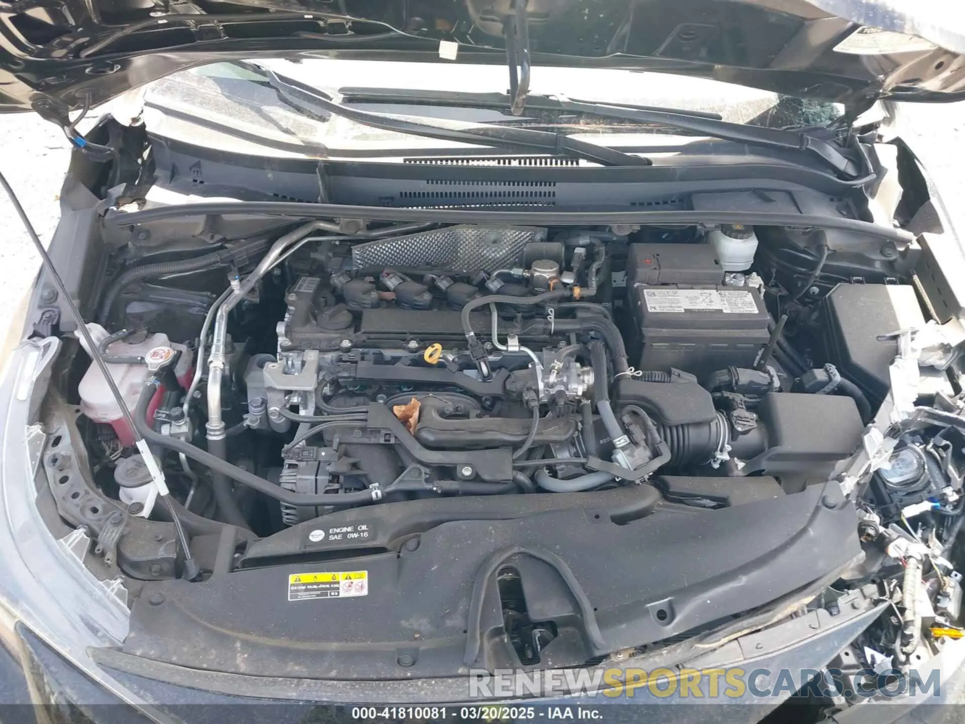 10 fotografías del automóvil dañado 5YFB4MDE7PP028548 TOYOTA COROLLA 2023
