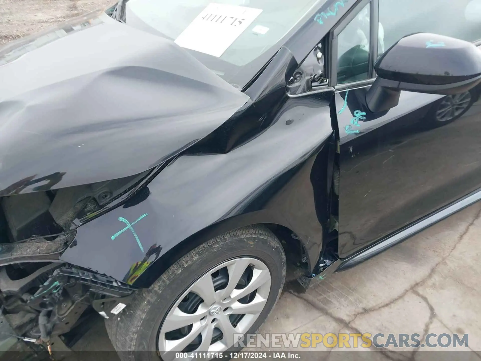 20 fotografías del automóvil dañado 5YFB4MDE7PP035886 TOYOTA COROLLA 2023