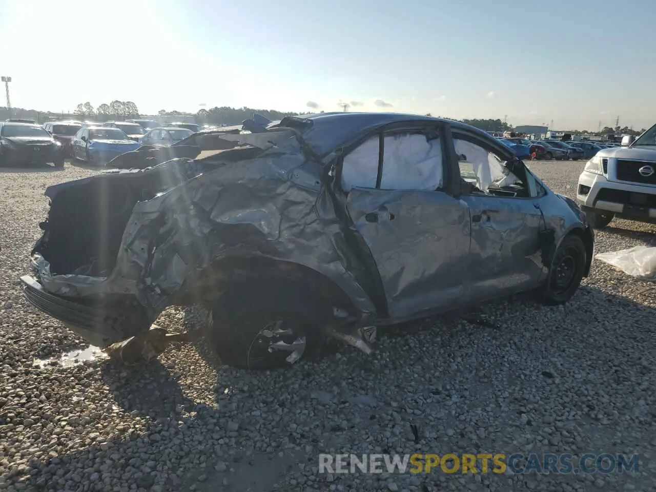 3 fotografías del automóvil dañado 5YFB4MDE7PP039310 TOYOTA COROLLA 2023