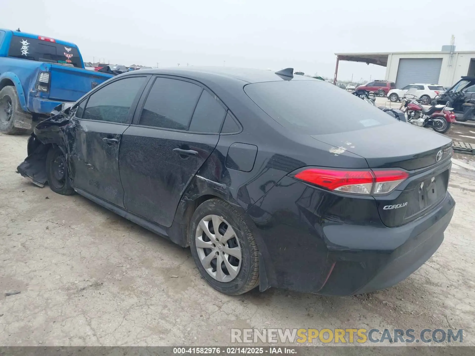 3 fotografías del automóvil dañado 5YFB4MDE7PP041395 TOYOTA COROLLA 2023