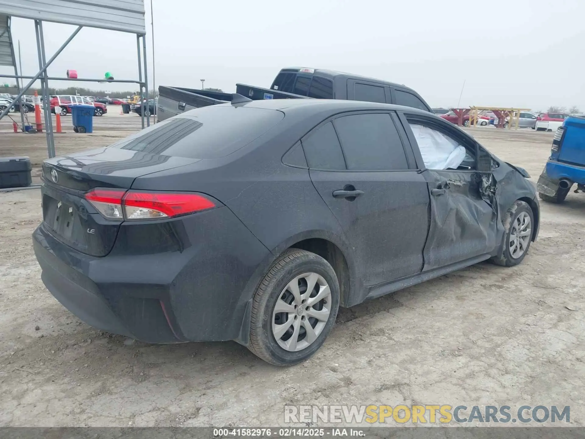 4 fotografías del automóvil dañado 5YFB4MDE7PP041395 TOYOTA COROLLA 2023